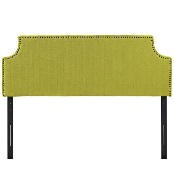 Laura Queen Fabric Headboard in Wheatgrass