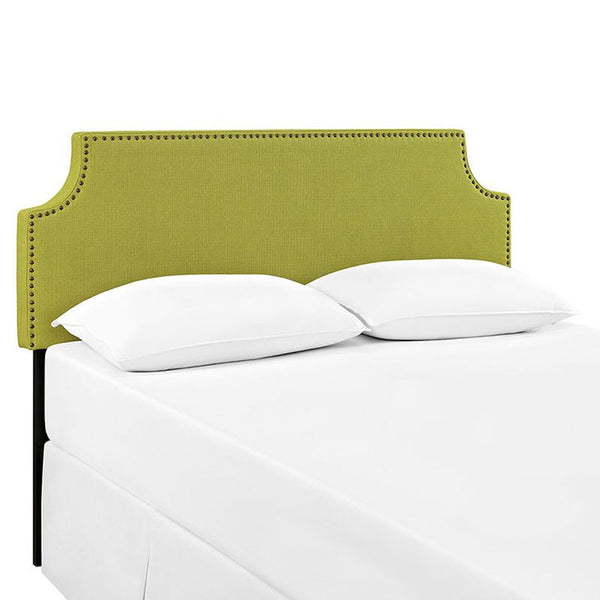 Laura Queen Fabric Headboard in Wheatgrass