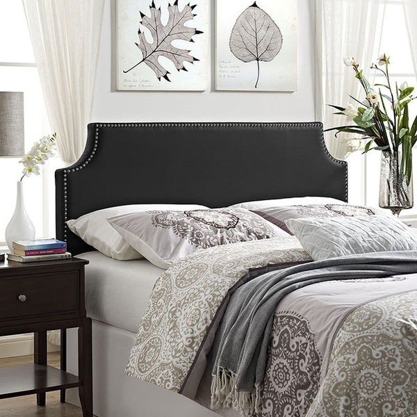 Laura King Vinyl Headboard in Black