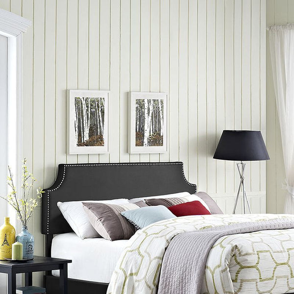 Laura King Vinyl Headboard in Black