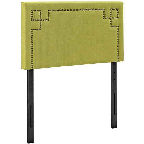 Josie Twin Fabric Headboard in Wheatgrass