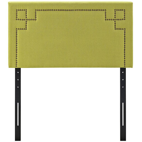 Josie Twin Fabric Headboard in Wheatgrass