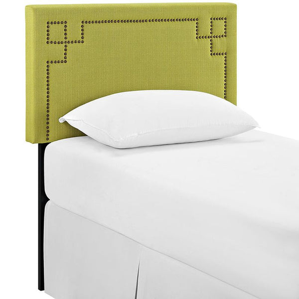 Josie Twin Fabric Headboard in Wheatgrass