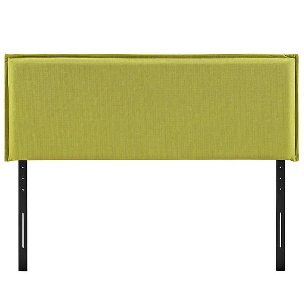 Camille King Fabric Headboard in Wheatgrass
