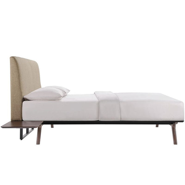 Tracy 3 Piece Twin Bedroom Set in Cappuccino Latte