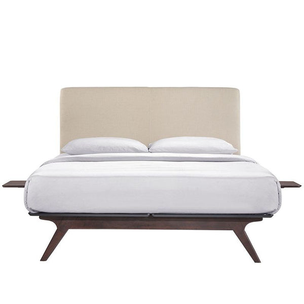 Tracy 3 Piece King Bedroom Set in Cappuccino Beige
