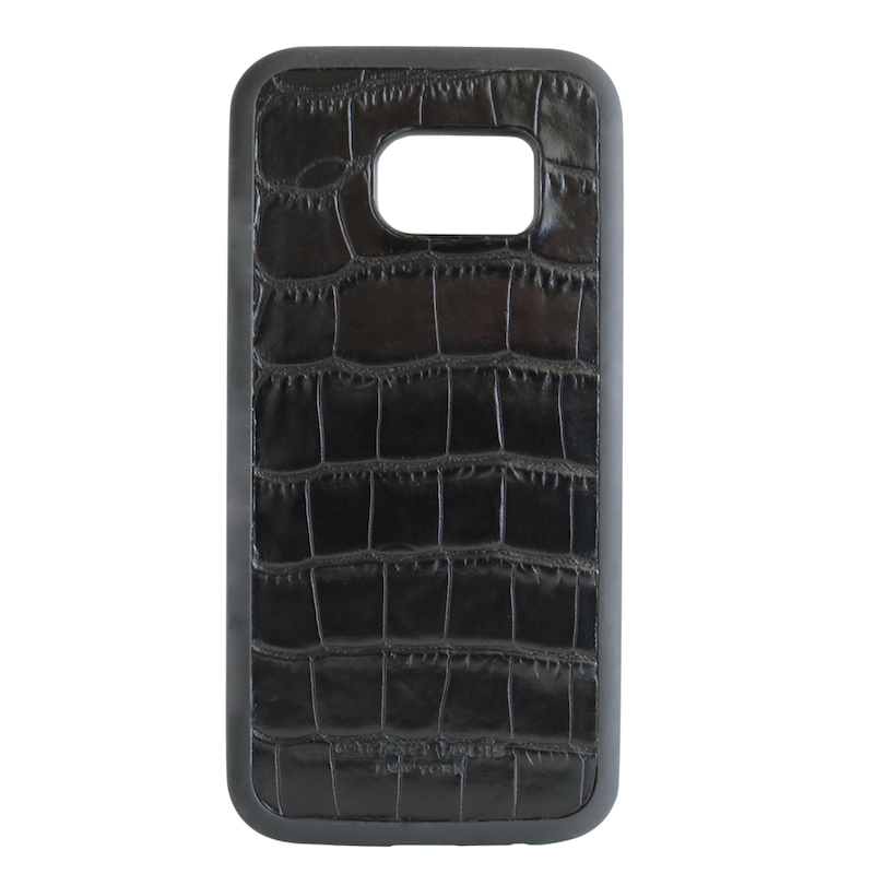 Black Croc Embossed Galaxy S7 Case