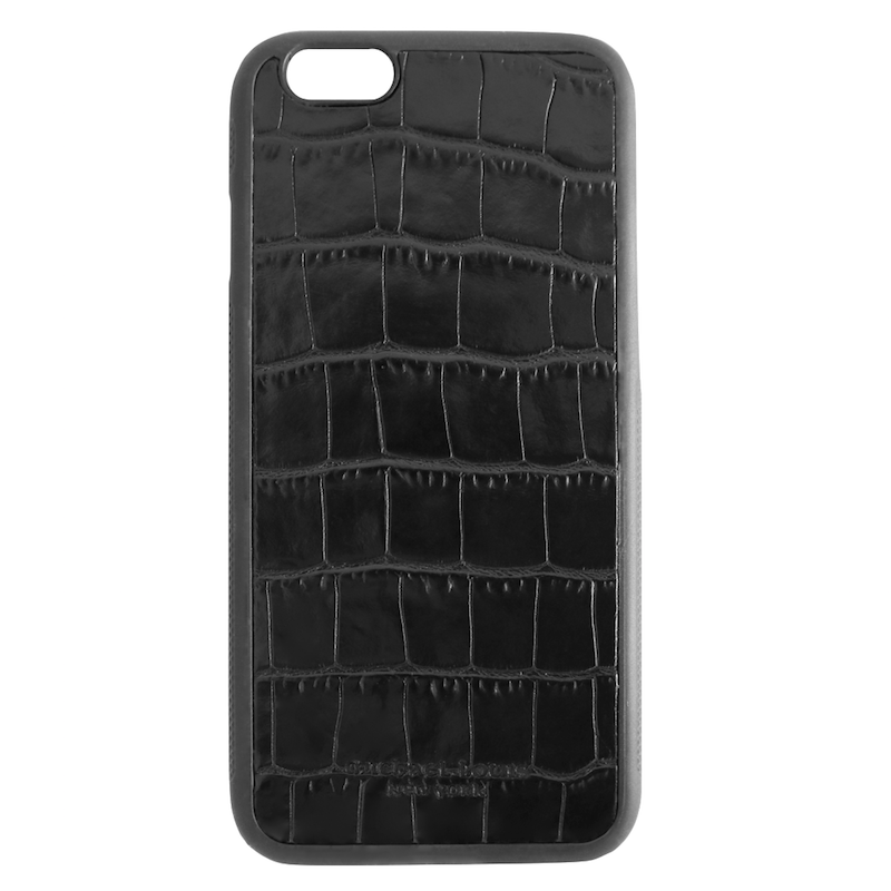 Black Croc Embossed iPhone 6/6S Case