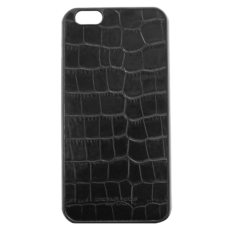 Black Croc Embossed iPhone 6/6S Plus Case