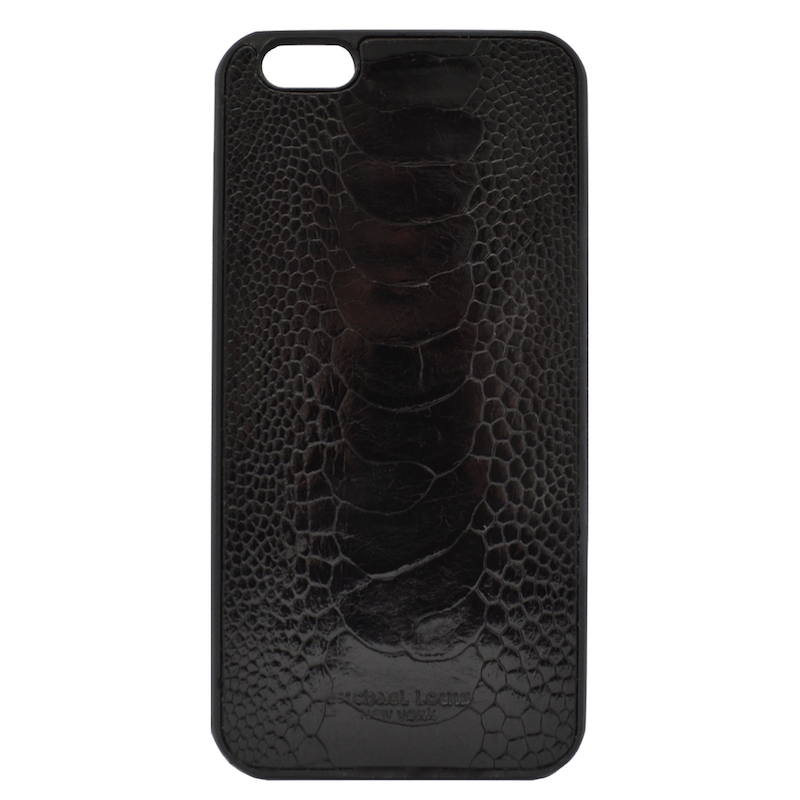 Black Ostrich iPhone 6/6S Plus Case