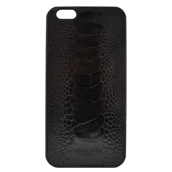Black Ostrich iPhone 6/6S Plus Case