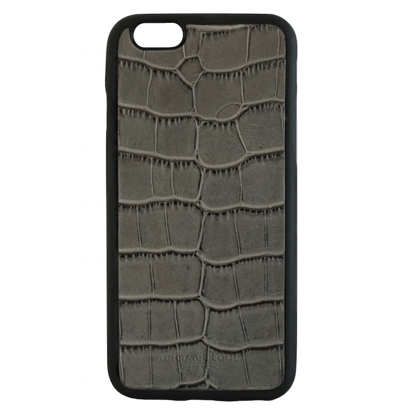 Grey Croc Embossed iPhone 6/6S Case