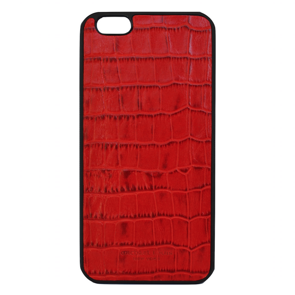 Red Croc Embossed iPhone 6/6S Plus Case