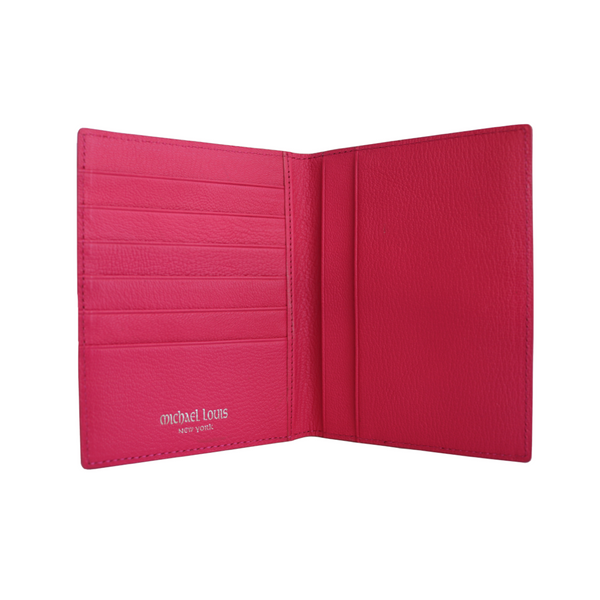 Pink Snakeskin Passport Holder
