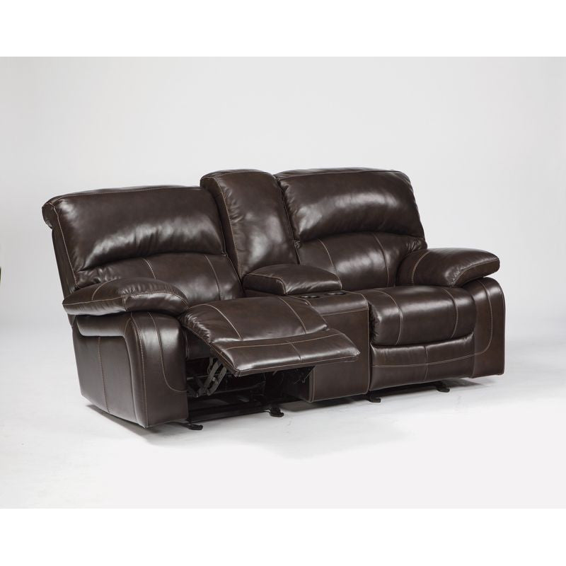 Damacio Glider REC Loveseat w/Console