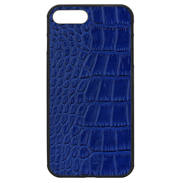 Blue Croc Embossed iPhone 7 Plus Case