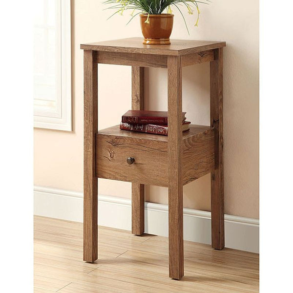 Cortz V Rustic Oak Side Table