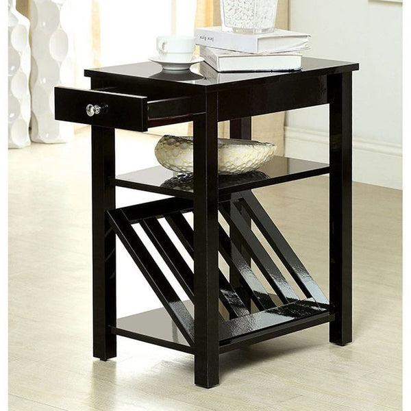 Cortz I Black Magazine Rack