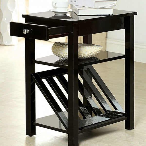 Cortz I White Magazine Rack