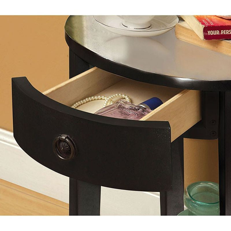 Laria Black Side Table