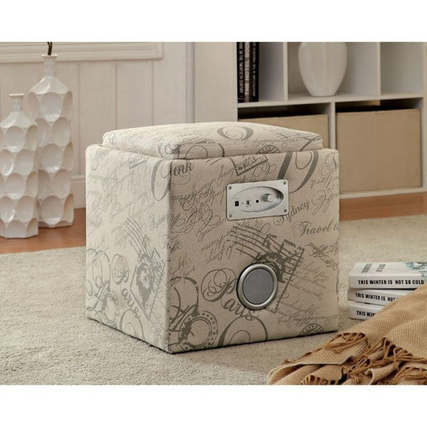 Rythmo World Traveler Pattern Speaker Ottoman