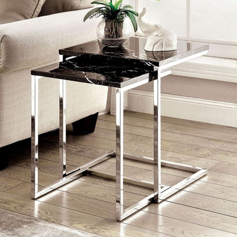 Sue Black Nesting Table