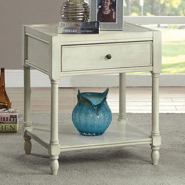 Ciara Side Table, Antique White