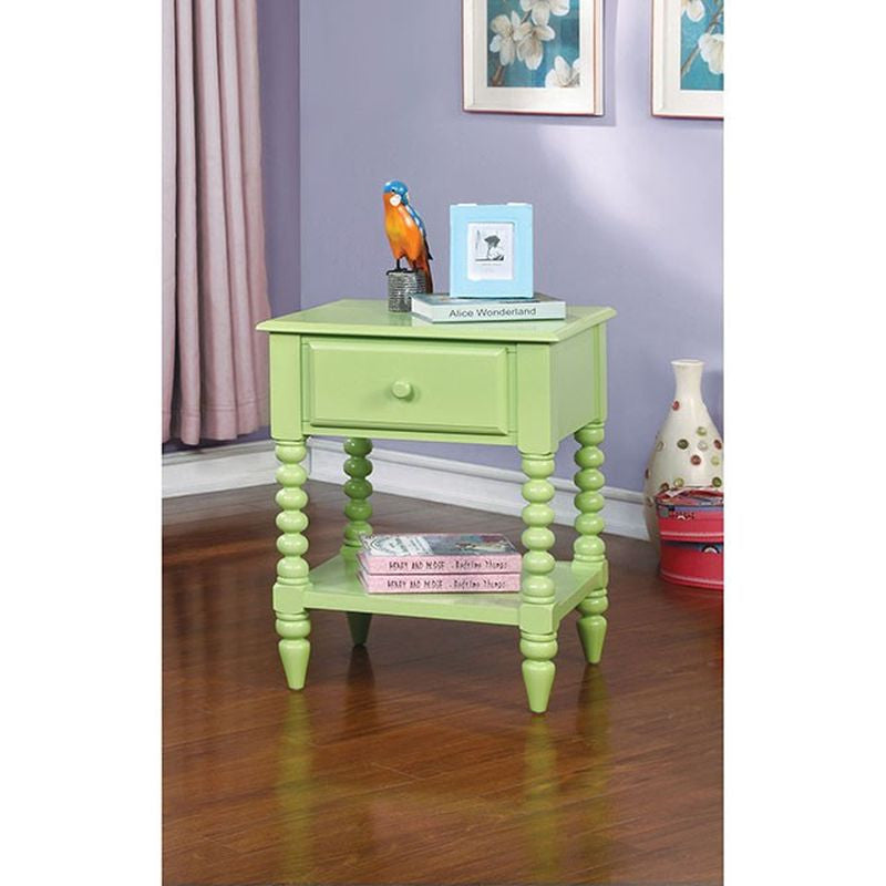 Lindsey Apple Green Night Stand