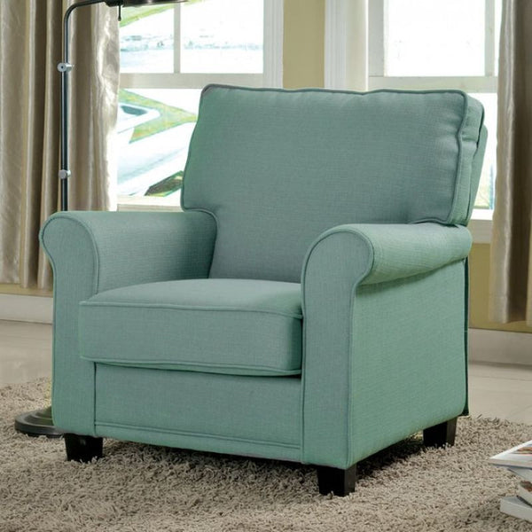 Belem Green Accent Chair