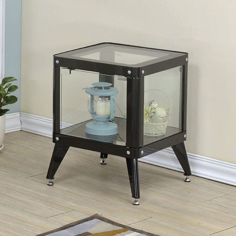 Kidder Black Small Display Cabinet