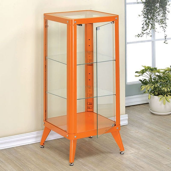 Kidder Orange Large Display Cabinet