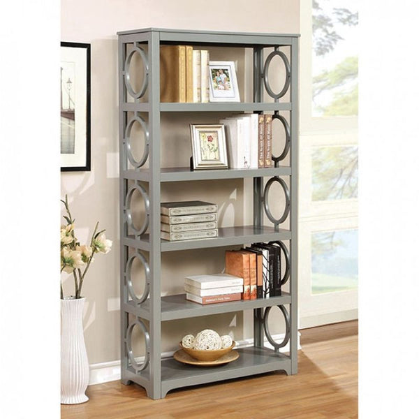 Zoey Display Shelf, Gray