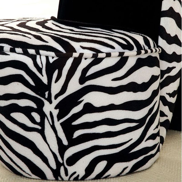Heely Zebra Large Accent Chair