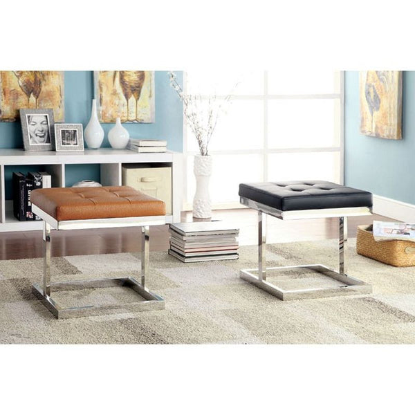 Lehr Black Ottoman