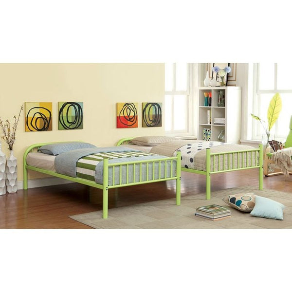 Rainbow Green Twin/Twin Bunk Bed
