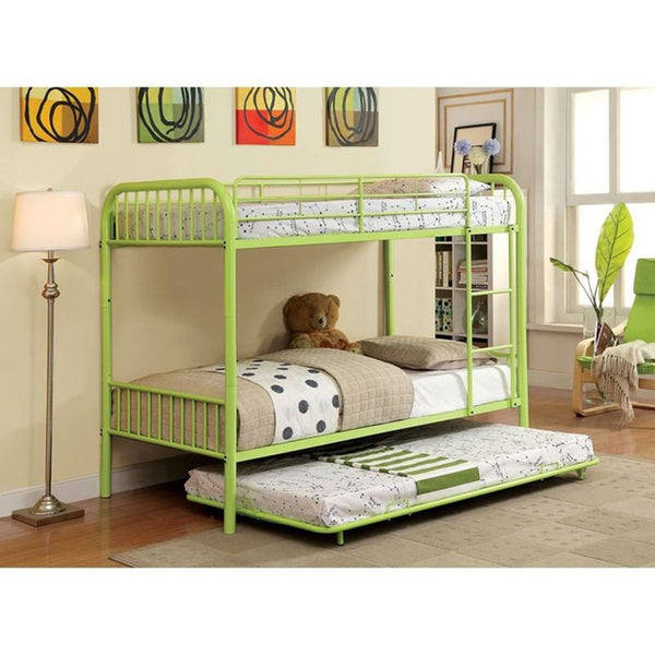 Rainbow Green Twin/Twin Bunk Bed