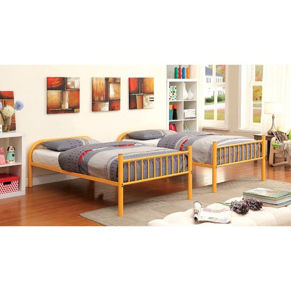 Rainbow Orange Twin/Twin Bunk Bed