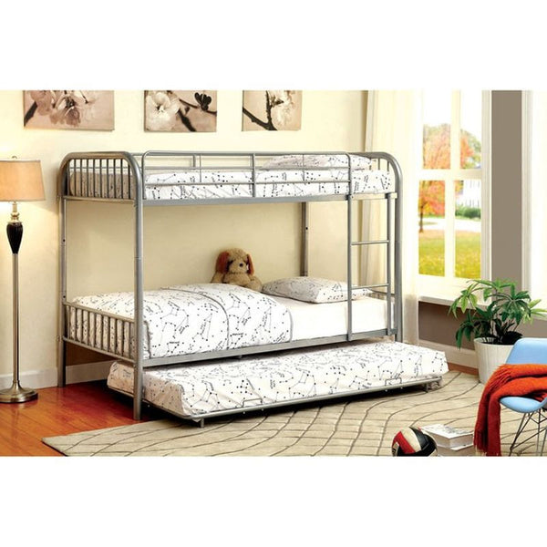 Rainbow Silver Twin/Twin Bunk Bed