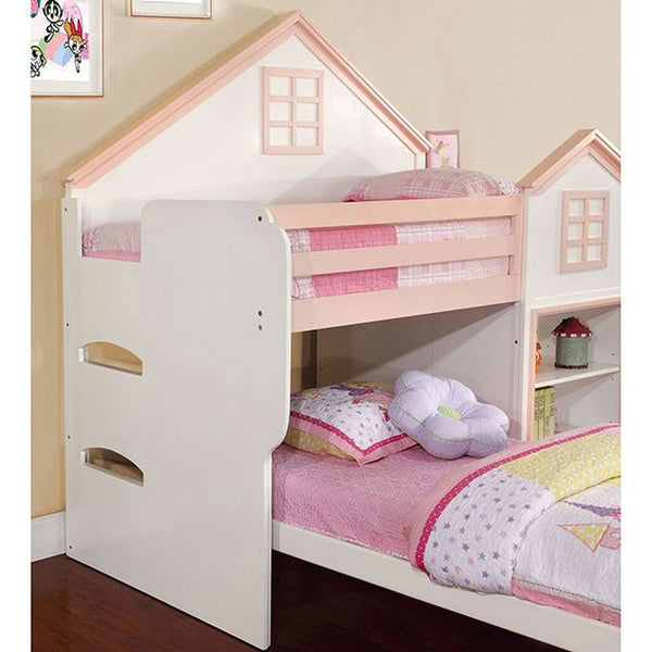 Citadel White/Pink Bunk Bed
