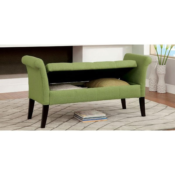 DOHENY Green Storage Bench