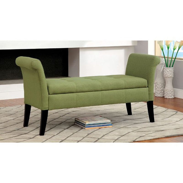 DOHENY Green Storage Bench
