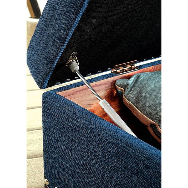 Randi Dark Teal Storage Ottoman