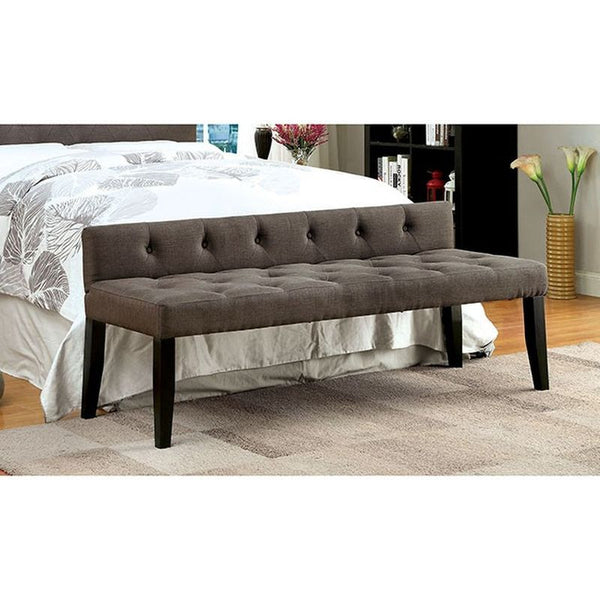 Leeroy III Gray Large Bench