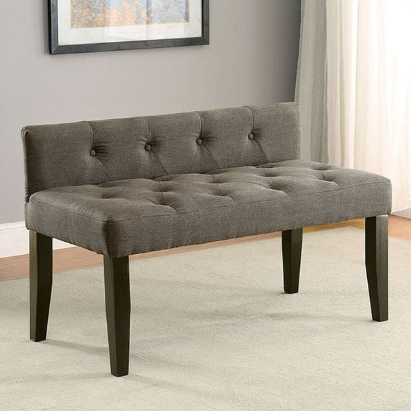 Leeroy III Gray Small Bench