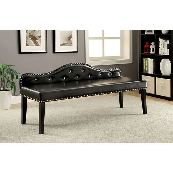 Gwenyth Black Large Bench