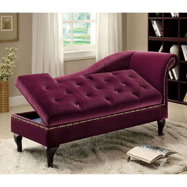 Lakeport Red Violet Chaise