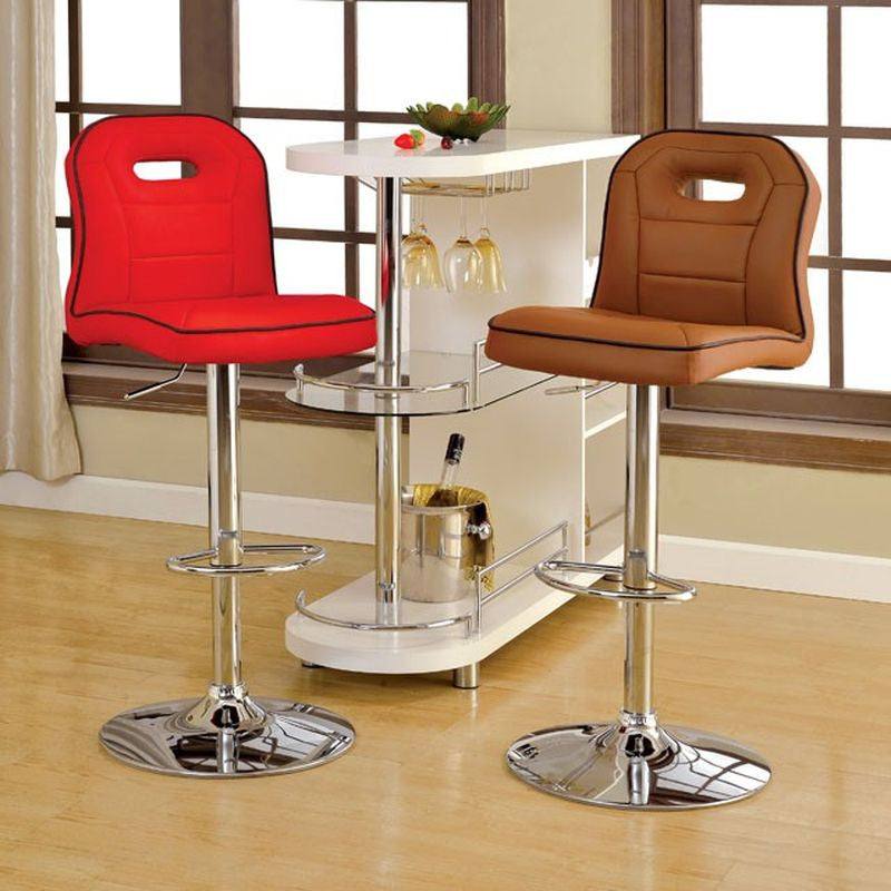 Colton Red Bar Stool