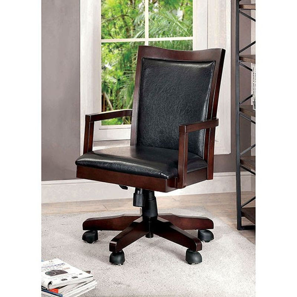 Rhoda Dark Walnut Office Chair