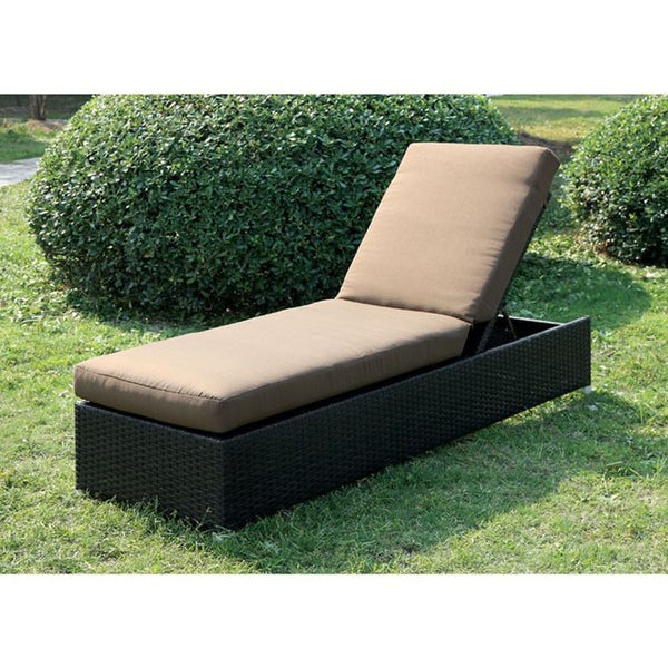 Albee Brown/Espresso Patio Chaise
