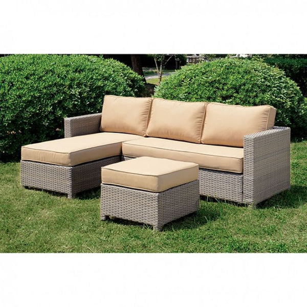 Sabina Patio Sectional w/ Ottoman